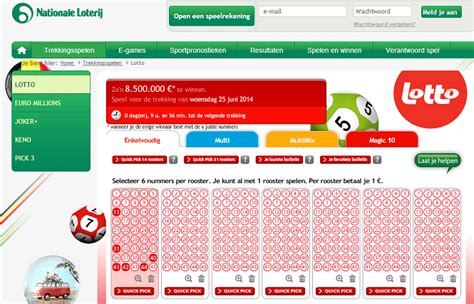 naitional lottery|nationale loterij belgië online.